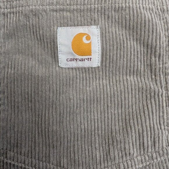 Carhartt WIP Misty Grey Corduroy Coventry Landon Pant Sz 38 x 30 NWT 1032297 - Picture 15 of 16